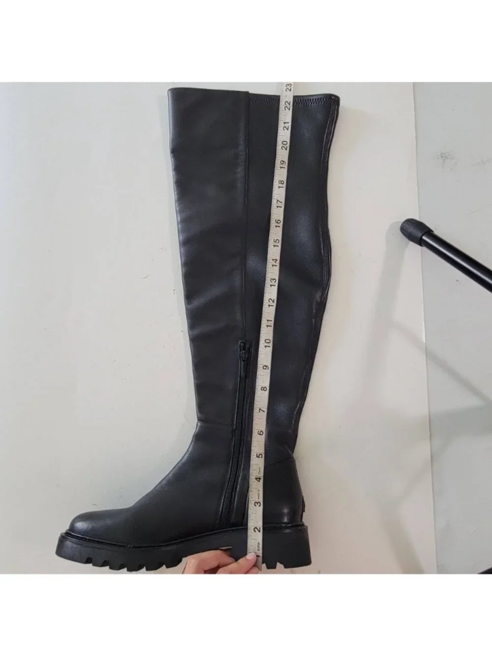 NEW Sam Edelman Kassandra Over The Knee Boots 90s Goth Womens 8.5 Wide Calf